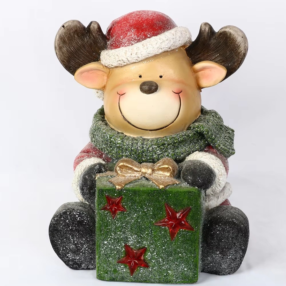 Hot Selling Magnesium Oxide Holiday Lighting Cartoon Pattern Decoration With Snowman Lights, Indoor Luminous Ornaments