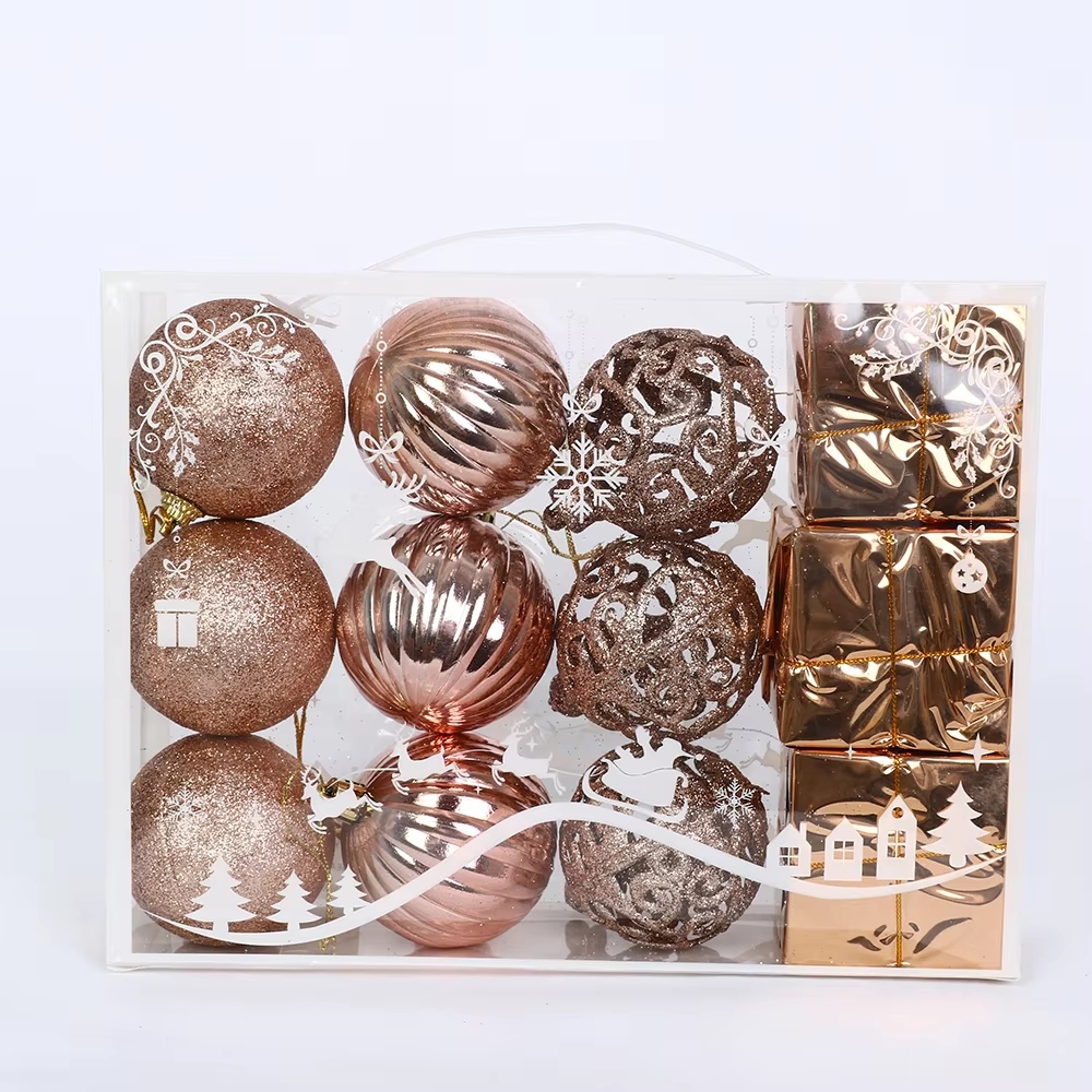 Christmas Tree Ball Ornaments Outdoor Shatterproof Christmas Balls Set